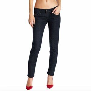 Diesel Industry Low Rise "Getlegg" Slim Skinny Low Waist Black Jeans 28 EUC